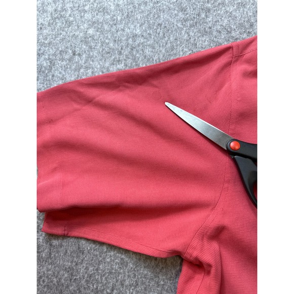 Men’s TOSCANO 100% Silk, Short Sleeve Button Up Shirt Fuchsia - Picture 2 of 8